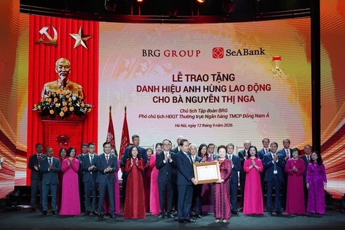 Chủ tịch Quốc hội Trần Thanh Mẫn dự Lễ đón nhận danh hiệu Anh hùng Lao động, Huân chương Lao động của Tập đoàn BRG
