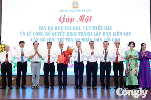 Gặp mặt và thành lập Ban liên lạc hưu trí Tòa án nhân dân tối cao