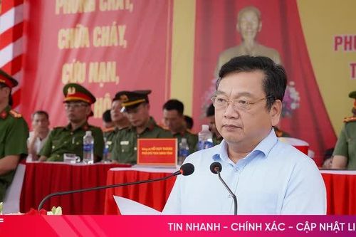 Tổ chức thành công thực tập phương án chữa cháy, cứu nạn, cứu hộ cấp tỉnh