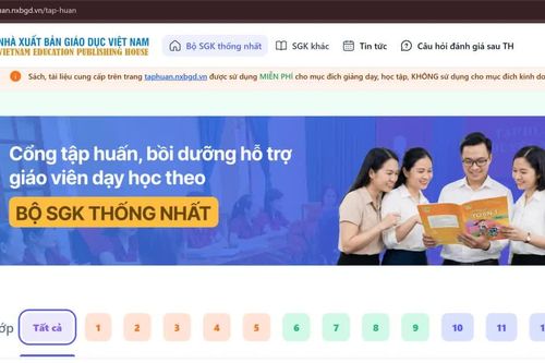Nhà xuất bản Giáo dục Việt Nam cung cấp sách giáo khoa điện tử miễn phí
