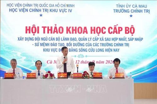 Đổi mới đào tạo, nâng cao chất lượng đội ngũ cán bộ cấp xã sau sáp nhập