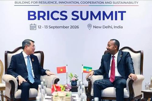 Thủ tướng Lê Minh Hưng gặp Thủ tướng Ethiopia