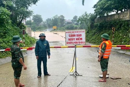 Bộ đội Biên phòng chủ động ứng phó mưa lớn, bảo đảm an toàn khu vực biên giới