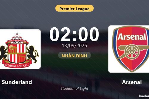 Nhận định Sunderland vs Arsenal: Cơ hội bám đuổi ngôi đầu