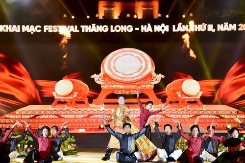 Ấn tượng đêm khai mạc Festival Thăng Long – Hà Nội