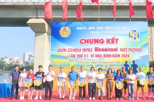 Giải chạy báo Hànộimới phường Ô Chợ Dừa 2026