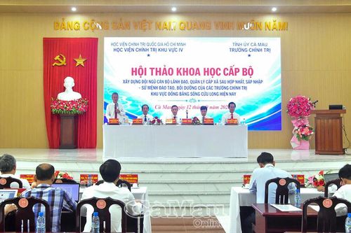 Hội thảo khoa học cấp Bộ về Xây dựng đội ngũ cán bộ lãnh đạo, quản lý cấp xã sau hợp nhất
