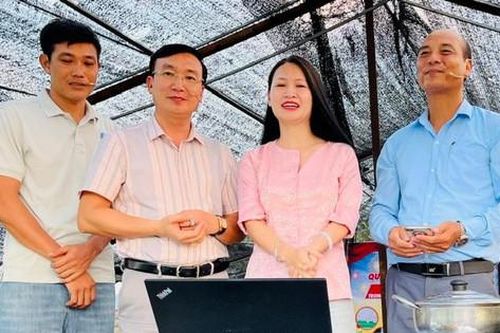 Ứng Hòa tổ chức phiên livestream giới thiệu sản phẩm nông nghiệp lần thứ 5