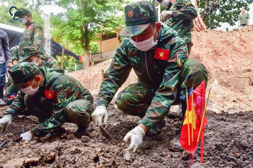 Quy tập 627 hài cốt liệt sĩ sau 2,5 tháng ở Công viên Lê Thị Riêng