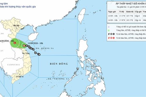 Bộ Xây dựng yêu cầu chủ động ứng phó áp thấp nhiệt đới trên Biển Đông