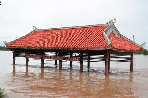 Quảng Trị: Nhiều khu dân cư thấp trũng ven sông Thạch Hãn bị ngập lụt