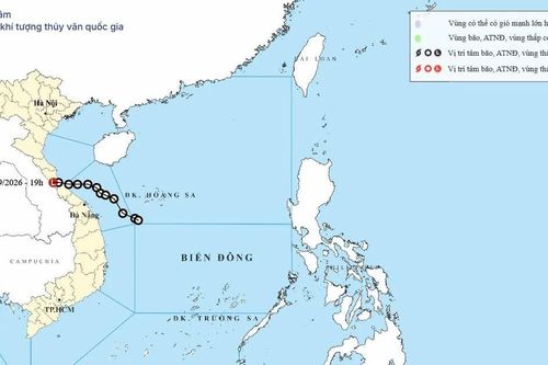 Tin cuối cùng về áp thấp nhiệt đới