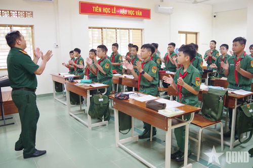 Trường Thiếu sinh quân miền Nam: Tích cực học tập ngay từ tuần đầu