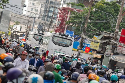 Hiện trạng đường chưa đầy 2km được đầu tư 4.592 tỷ đồng để xoá 'nút thắt cổ chai'