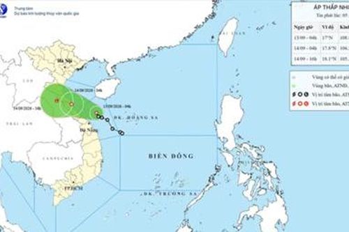 Chủ động ứng phó với áp thấp nhiệt đới trên Biển Đông
