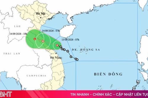 Tin mới nhất về áp thấp nhiệt đới gây mưa lớn tại Hà Tĩnh