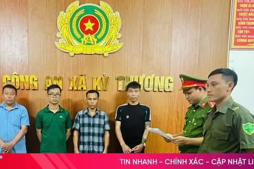 Khởi tố 4 đối tượng đánh bạc ở xã Kỳ Thượng