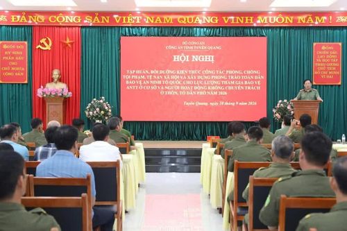 Tuyên Quang bồi dưỡng kỹ năng bảo đảm an ninh, trật tự tại cơ sở