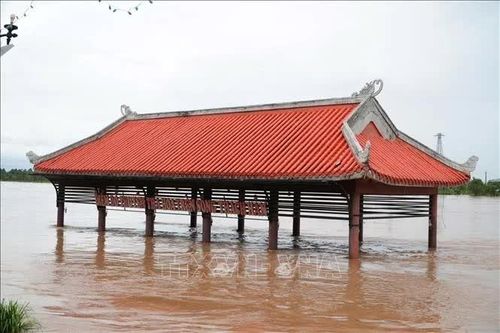Người dân ven sông Thạch Hãn tất bật 'chạy lũ' trong đêm tối