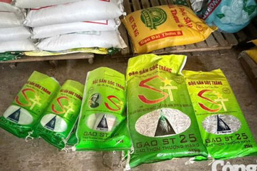 Khởi tố vụ án sản xuất, buôn bán gạo giả nhãn hiệu ST 25