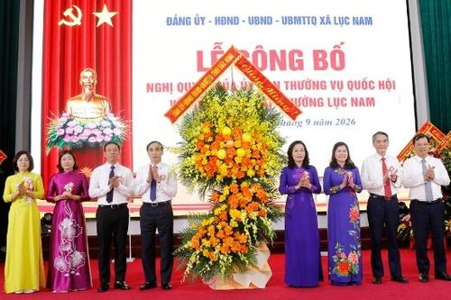 Phó Bí thư Thường trực Tỉnh ủy Nguyễn Thị Hương: Xây dựng phường Lục Nam là đô thị động lực phía Đông của Bắc Ninh