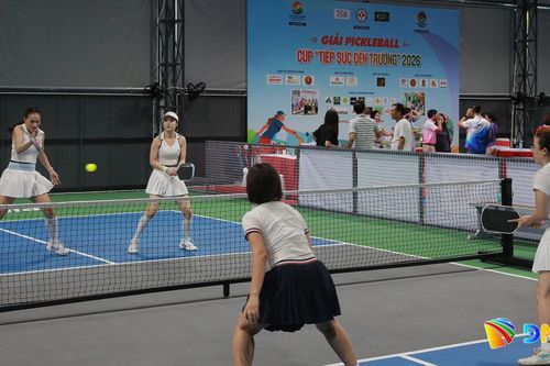 Gần 200 vận động viên tranh tài tại giải pickleball 'Tiếp sức đến trường'
