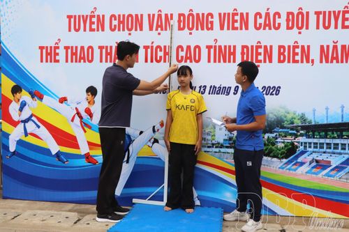 Điện Biên tuyển chọn vận động viên Karate và Teakwondo