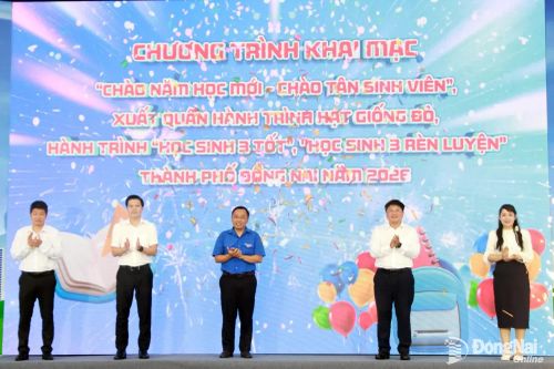 Khai mạc chuỗi hoạt động Chào năm học mới - Chào tân sinh viên năm học 2026-2027