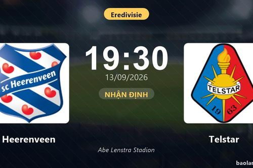 Nhận định Heerenveen vs Telstar: Cả hai cùng khát thắng