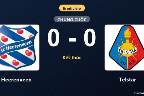 Thống kê trận đấu Heerenveen 0-0 Telstar: Trận hòa không bàn thắng