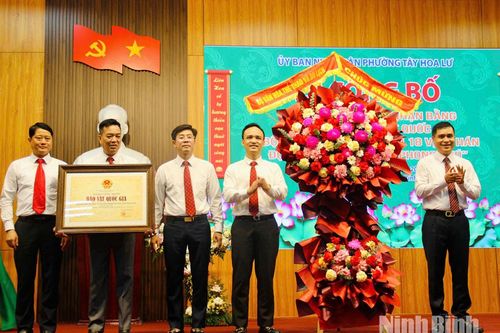 Đón Bằng công nhận Bảo vật quốc gia “Bộ tranh khắc ma nhai 18 vị La Hán, Động Liên Hoa, chùa Phong Phú"