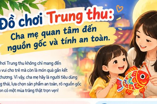 Mua đồ chơi Trung thu cho trẻ: Cha mẹ đừng bỏ qua 2 tiêu chí này