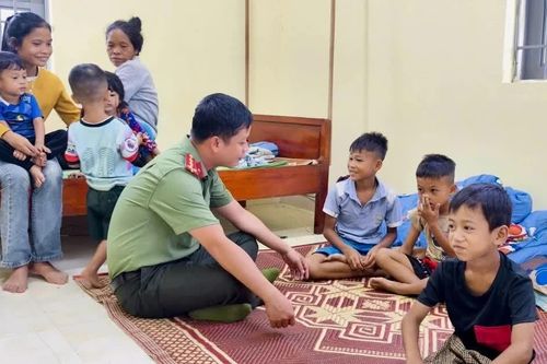 Công an tỉnh Quảng Trị chủ động ứng phó với thiên tai