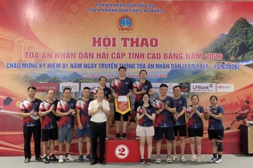 Tòa án nhân dân khu vực 2 đoạt giải nhất môn kéo co Hội thao Tòa án nhân dân hai cấp