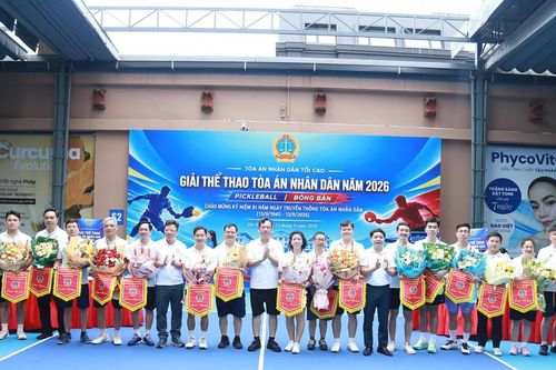 Khai mạc Giải thể thao Tòa án nhân dân năm 2026