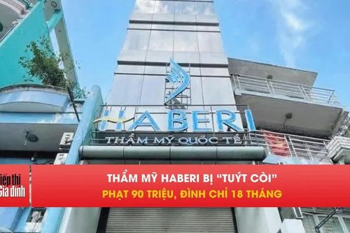 Thẩm mỹ Haberi bị phạt 90 triệu đồng, đình chỉ hoạt động 18 tháng