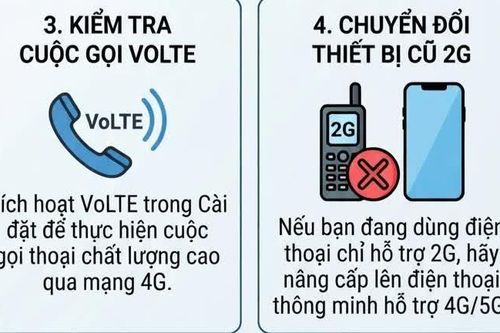 Cần làm gì khi sóng 2G bị tắt để tránh gián đoạn liên lạc?