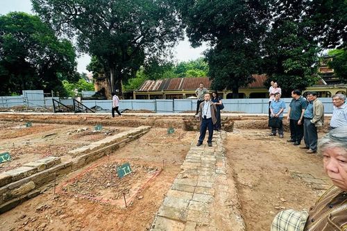 Phát hiện địa tầng 1.300 năm lịch sử dưới nền điện Kính Thiên
