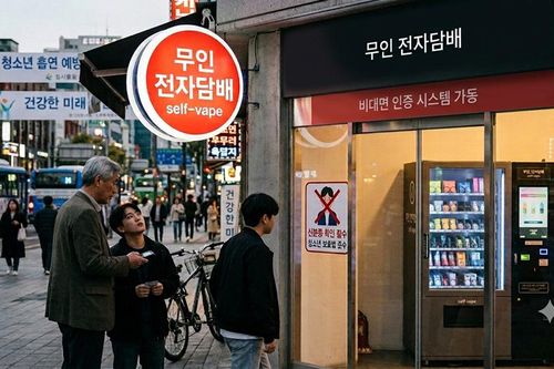 Hàn Quốc: Tăng cường quản lý cửa hàng thuốc lá điện tử tự phục vụ