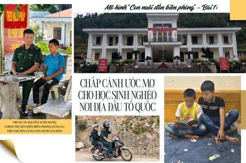 Mô hình 'Con nuôi đồn biên phòng': Chắp cánh ước mơ cho học sinh nghèo nơi địa đầu Tổ quốc