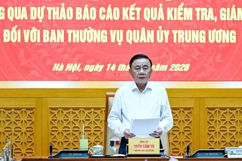 Thông qua kết quả kiểm tra, giám sát đợt 3 đối với Ban Thường vụ Quân ủy Trung ương