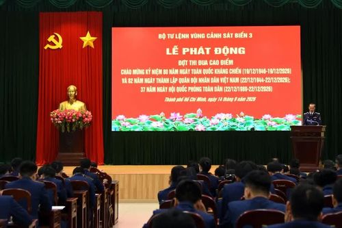 Vùng Cảnh sát biển 3 phát động thi đua chào mừng 80 năm ngày toàn quốc kháng chiến