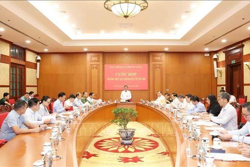Thường trực Ban Bí thư Trần Cẩm Tú chủ trì cuộc họp Thường trực Ban Chỉ đạo 35 Trung ương quý III-2026