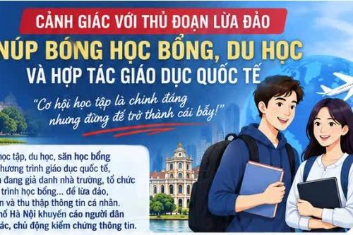 Cẩn trọng trước thủ đoạn 'bẫy' học bổng toàn phần