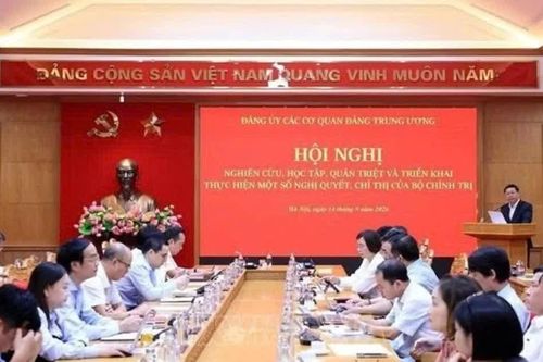 Thống nhất nhận thức, quyết tâm hành động theo các nghị quyết, chỉ thị của Bộ Chính trị