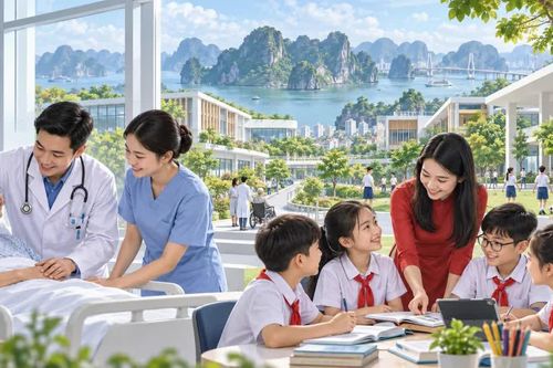 Quảng Ninh dự kiến thí điểm mô hình 'trường học xã hội chủ nghĩa', 'bệnh viện xã hội chủ nghĩa'