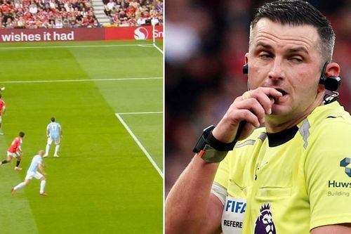 Trọng tài nhận sai khi công nhận bàn thắng trận MU vs Man City