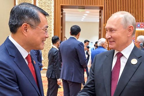 Thủ tướng Lê Minh Hưng gặp Tổng thống Nga Putin