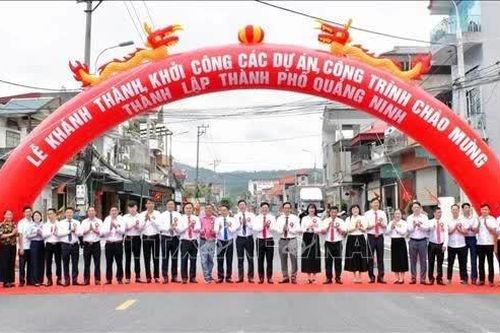 Khởi công, khánh thành 16 công trình chào mừng thành phố Quảng Ninh