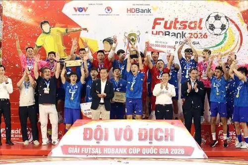 Thái Sơn Bắc lập cú đúp vô địch Futsal quốc gia năm 2026